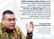 Wamen ATR/ Waka BPN : Ada Instrumen Kebijakan Untuk Pelestarian Lingkungan dan Pengurangan Resiko Bencana Dalam Penataan Ruang