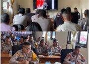 Melalui Zoom Meeting, Polres Kepulauan Tanimbar hadiri Taklimat Awal Audit Kinerja Itwasda Polda Maluku tahap I T.A. 2025