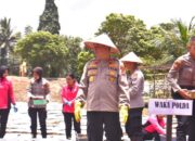 Dukung Gerakan Nasional, Polres Tanggamus Ikuti Launching Program Pekarangan Pangan Lestari dan Laksanakan Kegiatan Ketahanan Pangan