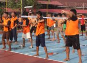 Kegiatan Senam Pagi Tingkatkan Kebugaran Dan Kebersamaan Warga Binaan Lapas Banjarmasin
