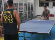 Tenis Meja Bantu Jaga Kebugaran Dan Interaksi Sosial Warga Binaan Lapas Banjarmasin