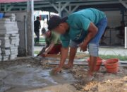 Pembangunan Wartelsuspas Di Lapas Banjarmasin Dikerjakan Oleh Warga Binaan Terampil