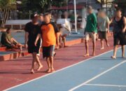 Pembinaan Jasmani Warga Binaan Lapas Banjarmasin Dilaksanakan Melalui Joging Dan Refleksi Kaki