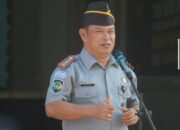 Seluruh Pegawai Lapas Banjarmasin Ikuti Apel Pagi Dengan Tertib Dan Khidmat