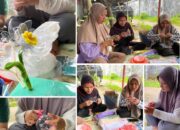 Ibu-Ibu PIPAS Lapas Banjarmasin Kompak Latihan Kerajinan Daur Ulang