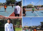 Semarak Kemerdekaan Dimulai Dengan Latihan Voli Di Lapas Banjarmasin