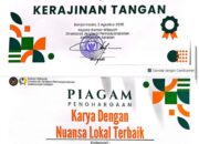 Karya WBP Lapas Narkotika Karang Intan Jadi Terfavorit Dan Paling Bernuansa Lokal