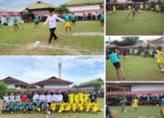 Pertandingan Sepak Bola Antarblok Meriahkan HUT RI Ke-80 Lapas Banjarmasin