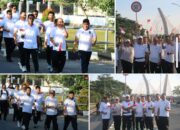 Kalapas Banjarmasin Hadiri Kegiatan Olahraga Bersama Hari Pengayoman