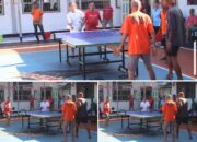 Blok A Pastikan Tiket Final Tenis Meja Ganda Antarblok Lapas Banjarmasin