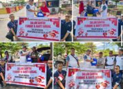 Semarak Kemerdekaan, Lapas Banjarmasin Bantu Korban Kebakaran Dan Warga Kurang Mampu