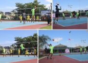 Blok E Tundukkan Blok D Di Final Bola Voli Lapas Banjarmasin