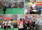Prestasi Membanggakan, Petugas Lapas Banjarmasin Tembus Final Badminton Veteran