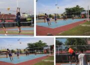 Latihan Rutin Tim Voli Asteda Lapas Banjarmasin Perkuat Kekompakan