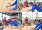 Suasana Bengkel Lapas Banjarmasin Hidup Dengan Aktivitas Meubel WBP
