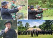 Lapas Banjarmasin Hadirkan Denpal XXII/2 Sebagai Instruktur Latihan Menembak