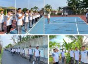 Lapas Banjarmasin Gelar Jalan Sehat Pegawai Usai Apel Pagi