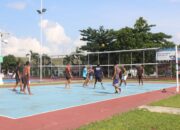Latihan Rutin Voli WBP Lapas Banjarmasin Warnai Pagi Dengan Sportivitas