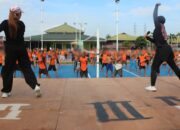 Senam Pagi Warnai Hari Warga Binaan Lapas Banjarmasin Dengan Semangat Positif