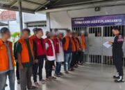 Puluhan Tahanan Lapas Kelas IIA Banjarmasin Ikuti Sidang Dengan Pengamanan Ketat