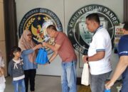 Yugo Indra Wicaksi Pimpin Penyaluran Bantuan Sosial Di Lapas Karang Intan