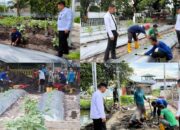 Gotong Royong Petugas dan WBP Lapas Kelas IIA Banjarmasin Wujudkan Lahan Pembinaan Produktif