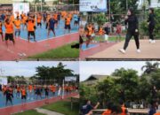 Senam Pagi Jadi Sarana Pembinaan Jasmani di Lapas Kelas IIA Banjarmasin