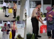 Pramuka Warga Binaan Lapas Kelas IIA Banjarmasin Wujudkan Pelayanan Kunjungan Yang Humanis