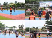 Pembinaan Fisik Melalui Olahraga Voli Di Lapas Kelas IIA Banjarmasin Berjalan Antusias