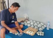 SAE 1 Lapas Narkotika Karang Intan Laksanakan Pembinaan Produktif Melalui Pembuatan Telur Asin