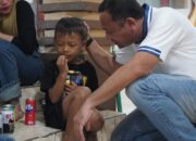 Ceriakan Kunjungan Awal Tahun, Lapas Narkotika Karang Intan Berbagi Mainan Anak