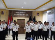 Kalapas Karang Intan Pimpin Jajaran Ikuti Apel Bersama Awal Tahun 2026