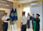 Perkuat Pembinaan Warga Binaan, Kalapas Karang Intan Lantik Kasi Binadik