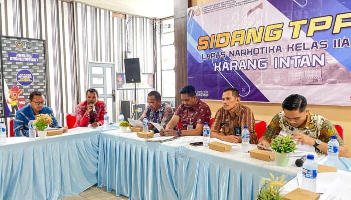 Dorong Integrasi dan Pembinaan Berkelanjutan, Lapas Narkotika Karang Intan Laksanakan Sidang TPP