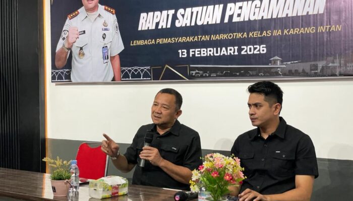 Antisipasi Lonjakan Aktivitas Ramadan, Lapas Narkotika Karang Intan Siagakan Jajaran Pengamanan