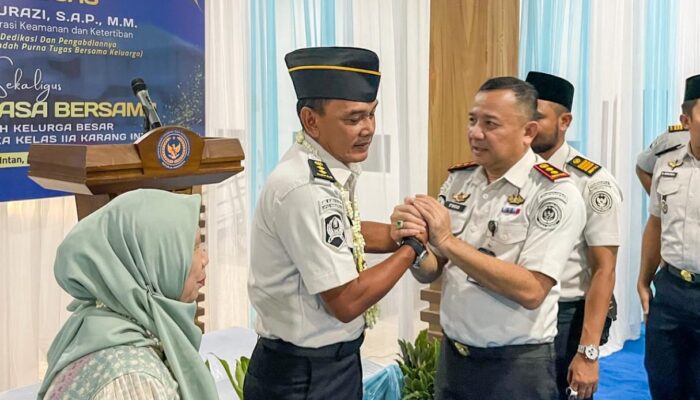 Kalapas Narkotika Karang Intan Apresiasi Dedikasi Panjang Kasi Administrasi Kamtib