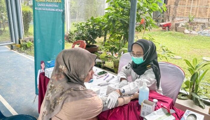 Lapas Narkotika Karang Intan Berikan Layanan Kesehatan Gratis untuk Pengunjung