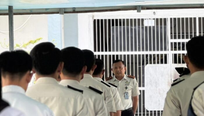 Penutup Kunjungan Lebaran, Lapas Narkotika Karang Intan Gelar Apel Pagi dan Siang