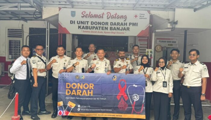 Peringati HBP Ke-62, Lapas Narkotika Karang Intan Sumbang Darah untuk Masyarakat