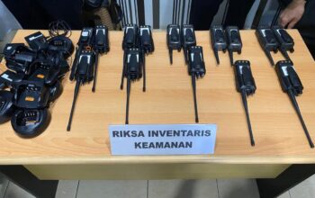 Lapas Narkotika Karang Intan Cek dan Data HT, Pastikan Komunikasi Operasional Optimal