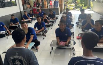 Lapas Narkotika Karang Intan Dorong Warga Binaan Aktif Kuliah, Kasi Binadik Beri Arahan Perdana