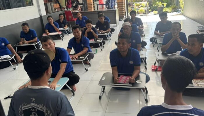 Lapas Narkotika Karang Intan Dorong Warga Binaan Aktif Kuliah, Kasi Binadik Beri Arahan Perdana