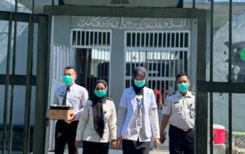 Lapas Narkotika Karang Intan Pastikan Kesehatan Warga Binaan Lewat Kontrol Keliling Klinik