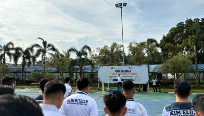 Lapas Narkotika Karang Intan Gelar Pekan Olahraga, Ciptakan Pembinaan Humanis dan Produktif