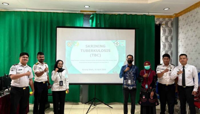 Sinergi Lapas Narkotika Karang Intan dan Puskesmas, Skrinning TBC Pegawai Berjalan Optimal