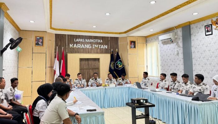 Lapas Narkotika Karang Intan Terima Monev RB, Yugo: Inovasi Jadi Kunci WBBM
