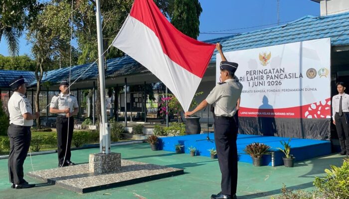 Hari Lahir Pancasila 2026, Lapas Narkotika Karang Intan Tanamkan Nilai Kebangsaan dan Persatuan
