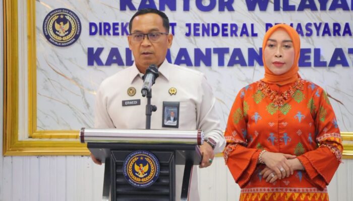 Yugo Indra Wicaksi Dukung Estafet Kepemimpinan Ditjenpas Kalsel dari Mulyadi ke Erwedi Supriyatno