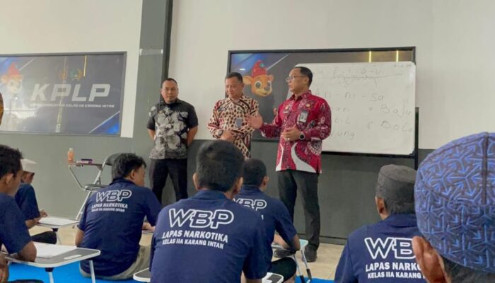 Lapas Narkotika Karang Intan Perkuat Literasi Warga Binaan melalui Program Pengentasan Buta Aksara