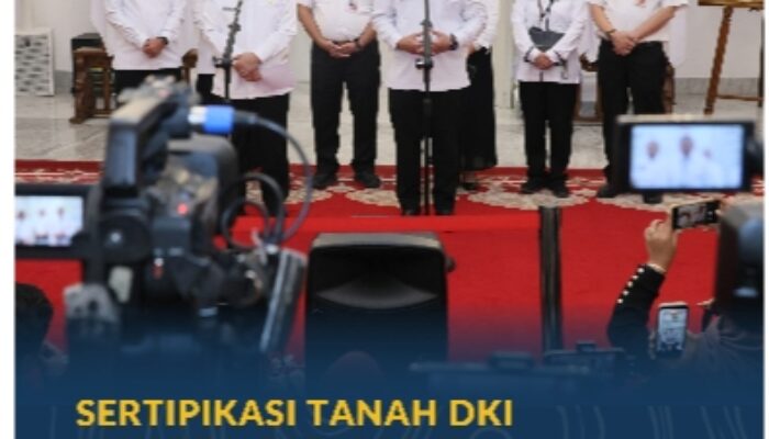 Sertipikasi Tanah DKI Tembus 98,6 Persen, Wamen Ossy: Layak Jadi Contoh Nasional